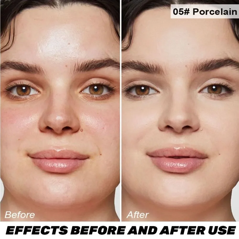 Porcelain Oil Control Matte Perfection Face Powder Compact For Women